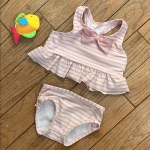 Infant Baby Ruffle Bottom Two Piece Swimsuit